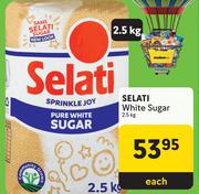 Selati White Sugar-2.5kg Each