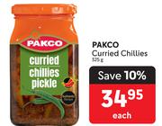 Pakco Curried Chillies-325g Each