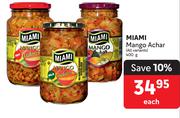Miami Mango Achar(All Variants)-400g Each 