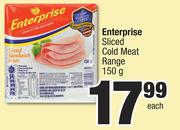 Enterprise Sliced Cold Meat Range-150g Each
