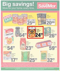 SPAR SAVEMOR EASTERN CAPE : Save Big (24 August - 5 September 2021) Valid in Alexandria, Dordrecht, Hogsback, Idutywa, Willowvale, Mooiplaas, Richmond, page 4