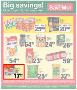 SPAR SAVEMOR EASTERN CAPE : Save Big (24 August - 5 September 2021) Valid in Alexandria, Dordrecht, Hogsback, Idutywa, Willowvale, Mooiplaas, Richmond, page 4