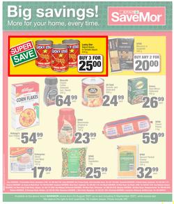 SPAR SAVEMOR EASTERN CAPE : Save Big (24 August - 5 September 2021) Valid in Alexandria, Dordrecht, Hogsback, Idutywa, Willowvale, Mooiplaas, Richmond, page 4