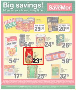 SPAR SAVEMOR EASTERN CAPE : Save Big (24 August - 5 September 2021) Valid in Alexandria, Dordrecht, Hogsback, Idutywa, Willowvale, Mooiplaas, Richmond, page 4