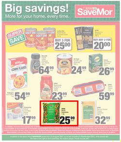 SPAR SAVEMOR EASTERN CAPE : Save Big (24 August - 5 September 2021) Valid in Alexandria, Dordrecht, Hogsback, Idutywa, Willowvale, Mooiplaas, Richmond, page 4