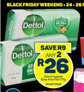Dettol Hygiene Soap Assorted-Any 2 x 175g