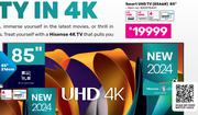 Hisense 216cm (85") Smart UHD TV 85A6N