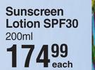 Everysun Sunscreen Lotion SPF30-200ml Each