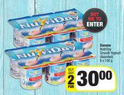 Danone Nutriday Smooth Yoghurt Assorted-For 2 x 6 x 100g