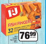 I&J Original Fish Fingers-800g Per Pack