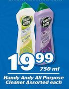 Handy Andy All Purpose Cleaner-750ml Each