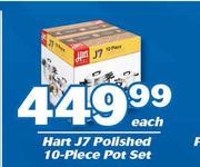 Hart J7 Polished 10-Piece Pot Set-Each