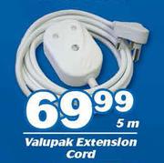 Valupak Extension Cord-5m