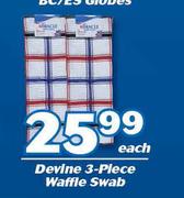 Devine 3-Piece Waffle Swab-Each