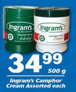 Ingram's Camphor Cream-500g Each