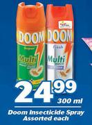Doom Insecticide Spray-300ml Each