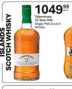 Tobermory 12 Year Old Single Malt Scotch Whisky-Each