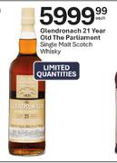 Glendronach 21 Year Old The Parliament Single Malt Scotch Whisky-Each