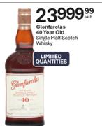 Glenfarclas 40 Year Old Single Malt Scotch Whisky-Each