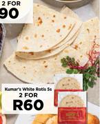 Kumar's White Rotis-For 2 x 5s