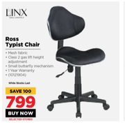 Linx Ross Typist Chair