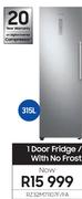 Samsung 315L 1 Door Fridge/1 Door Freezer With No Frost Refined Steel RZ32M71107F/FA