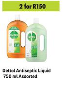 Dettol Antiseptic Liquid Assorted-For 2 x 750ml