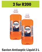 Savlon Antiseptic Liquid-For 2 x 2L