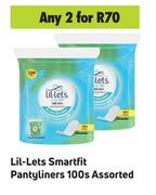Lil-Lets Smartfit Pantyliners Assorted-For 2 x 100s