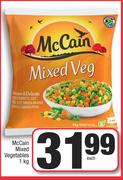 McCain Mixed Vegetables-1kg Each