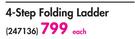 Armour 4 Step Folding Ladder