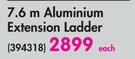 Mundo 7.6m Aluminium Extension Ladder-Each
