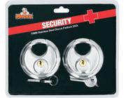 Mackie 70mm Discus Padlocks Keyed Alike-Per 4 Pack
