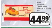 Spar Processed Cheese Slices (Cheddar Or Gouda) Assorted-24's Per Pack