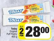 Today Original Puff Pastry-For 2 x 400g