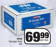Spar Sausages Rolls-30's Per Box
