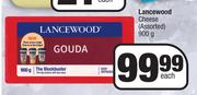 Lancewood Cheese Assorted-900g Each