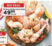 16 Piece Chicken Braai Packs-Per Kg