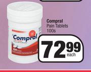 Compral Pain Tablets 100s-Each