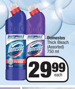Domestos Thick Bleach Assorted-750ml Each