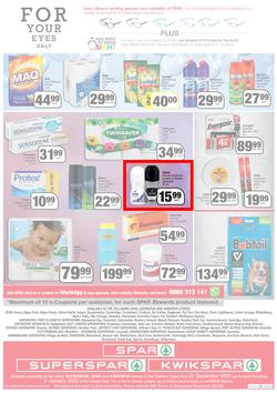 SPAR, SUPERSPAR & KWIKSPAR EASTERN CAPE (21 December 2021 - 2 January 2022) Valid In Spar: Acres, Cradock, Fleet, Superspar: Port Elizabeth, East London, Knysna, Kwikspar: Abbotsford, Butterworth, page 4