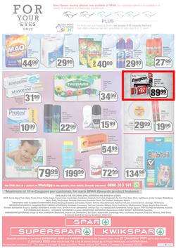 SPAR, SUPERSPAR & KWIKSPAR EASTERN CAPE (21 December 2021 - 2 January 2022) Valid In Spar: Acres, Cradock, Fleet, Superspar: Port Elizabeth, East London, Knysna, Kwikspar: Abbotsford, Butterworth, page 4