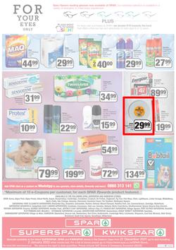 SPAR, SUPERSPAR & KWIKSPAR EASTERN CAPE (21 December 2021 - 2 January 2022) Valid In Spar: Acres, Cradock, Fleet, Superspar: Port Elizabeth, East London, Knysna, Kwikspar: Abbotsford, Butterworth, page 4