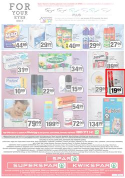 SPAR, SUPERSPAR & KWIKSPAR EASTERN CAPE (21 December 2021 - 2 January 2022) Valid In Spar: Acres, Cradock, Fleet, Superspar: Port Elizabeth, East London, Knysna, Kwikspar: Abbotsford, Butterworth, page 4