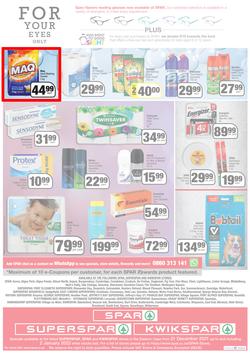 SPAR, SUPERSPAR & KWIKSPAR EASTERN CAPE (21 December 2021 - 2 January 2022) Valid In Spar: Acres, Cradock, Fleet, Superspar: Port Elizabeth, East London, Knysna, Kwikspar: Abbotsford, Butterworth, page 4