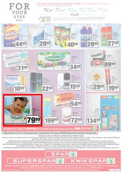 SPAR, SUPERSPAR & KWIKSPAR EASTERN CAPE (21 December 2021 - 2 January 2022) Valid In Spar: Acres, Cradock, Fleet, Superspar: Port Elizabeth, East London, Knysna, Kwikspar: Abbotsford, Butterworth, page 4