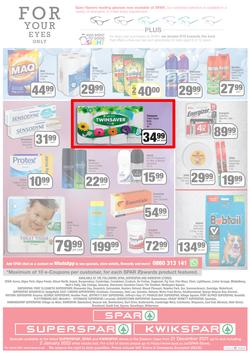 SPAR, SUPERSPAR & KWIKSPAR EASTERN CAPE (21 December 2021 - 2 January 2022) Valid In Spar: Acres, Cradock, Fleet, Superspar: Port Elizabeth, East London, Knysna, Kwikspar: Abbotsford, Butterworth, page 4