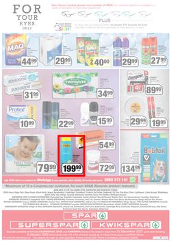 SPAR, SUPERSPAR & KWIKSPAR EASTERN CAPE (21 December 2021 - 2 January 2022) Valid In Spar: Acres, Cradock, Fleet, Superspar: Port Elizabeth, East London, Knysna, Kwikspar: Abbotsford, Butterworth, page 4