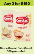 Nestle Cerelac Baby Cereal Assorted-For Any 2 x 500g
