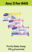 Purity Baby Soap Assorted-For Any 3 x 175g